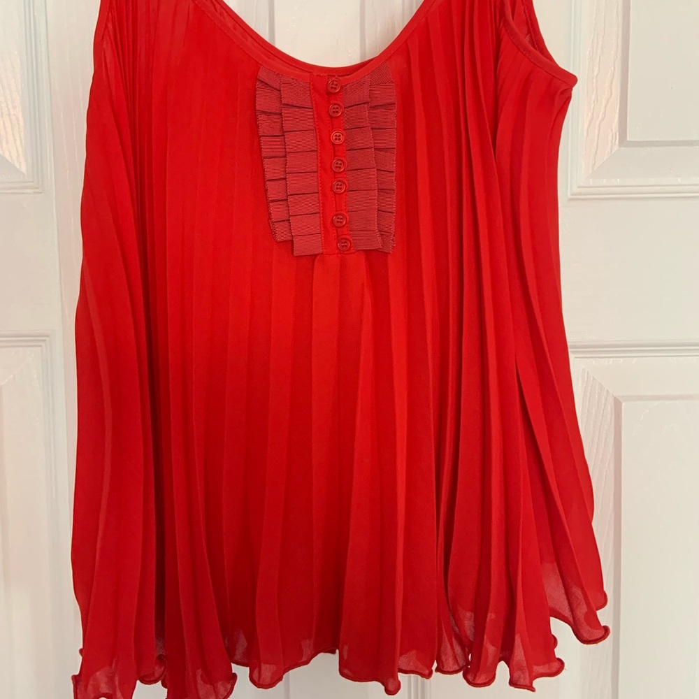 Red Free People Tank